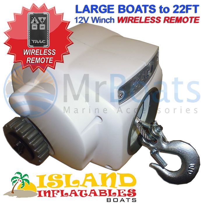 ISLAND DAY RUNNER BOAT WIRELESS REMOTE LIMITED EDITION WHITE SERIES 12V